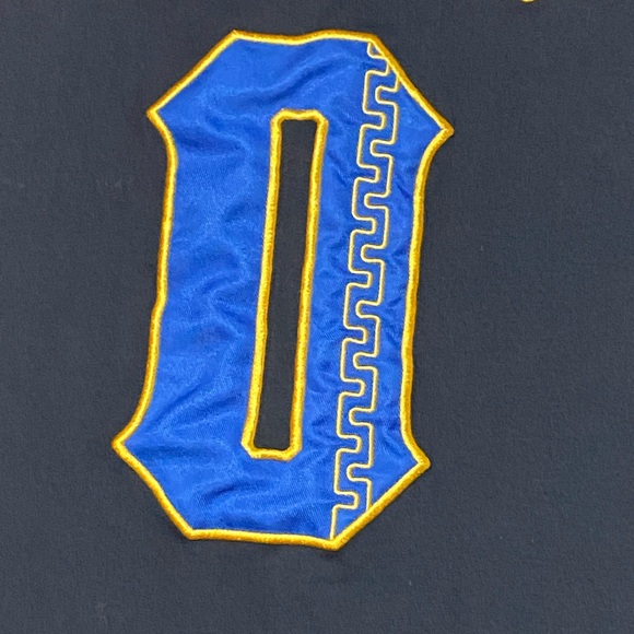 Walt Disney Hercules Hero Blue Baseball Jersey #0 Sz M - Picture 10 of 11